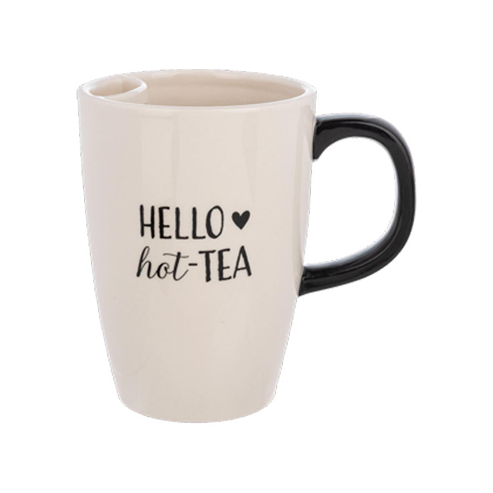 Have A Beau-Tea-Ful Day Large Tea Mug With Tea-Bag Holder